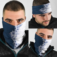 Hawaii Hibiscus Flowers Neck Gaiter Blue Polynesian Pattern LT05 - Polynesian Pride