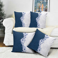 Hawaii Hibiscus Flowers Pillow Cover Blue Polynesian Pattern LT05 - Polynesian Pride