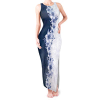 Hawaii Hibiscus Flowers Tank Maxi Dress Blue Polynesian Pattern LT05 Women Blue - Polynesian Pride