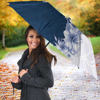 Hawaii Hibiscus Flowers Umbrella Blue Polynesian Pattern LT05 - Polynesian Pride