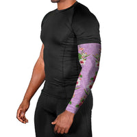 Hawaii Tropical Flowers Arm Sleeves Lavender Polynesian Tattoo Art LT05 - Polynesian Pride