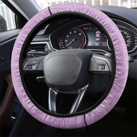 Hawaii Tropical Flowers Steering Wheel Cover Lavender Polynesian Tattoo Art LT05 - Polynesian Pride