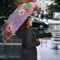 Hawaii Tropical Flowers Umbrella Lavender Polynesian Tattoo Art LT05 - Polynesian Pride