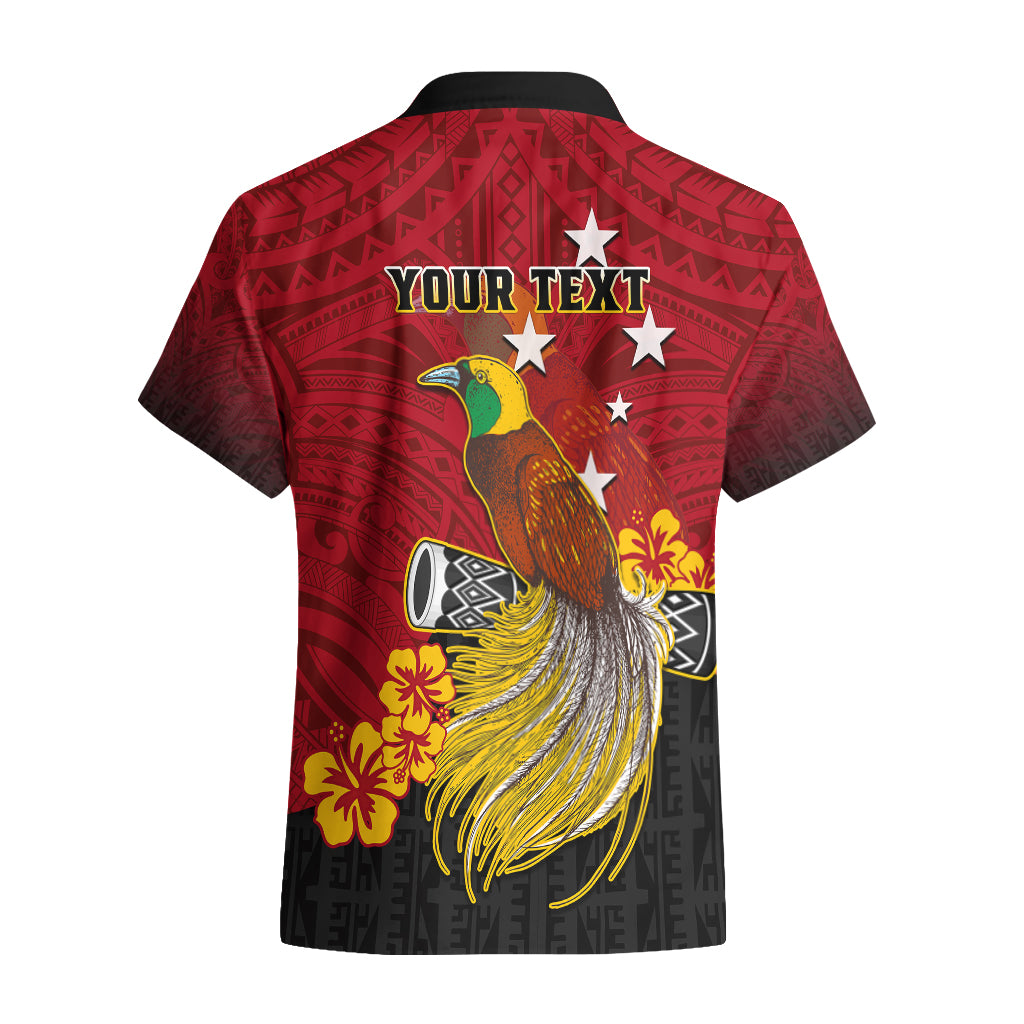 Personalized Papua New Guinea Hawaiian Shirt Bird Of Paradise Hibiscus With Motuan Pattern LT05 - Polynesian Pride