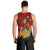 Personalized Papua New Guinea Men Tank Top Bird Of Paradise Hibiscus With Motuan Pattern LT05 - Polynesian Pride