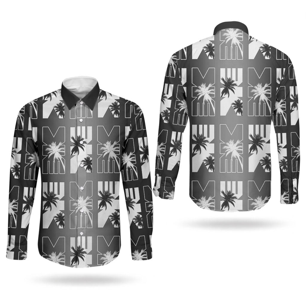Bula Fiji Couples Matching Short Sleeve Bodycon Dress and Long Sleeve Button Shirt Black Makare Masi Tapa Pattern LT05 - Polynesian Pride