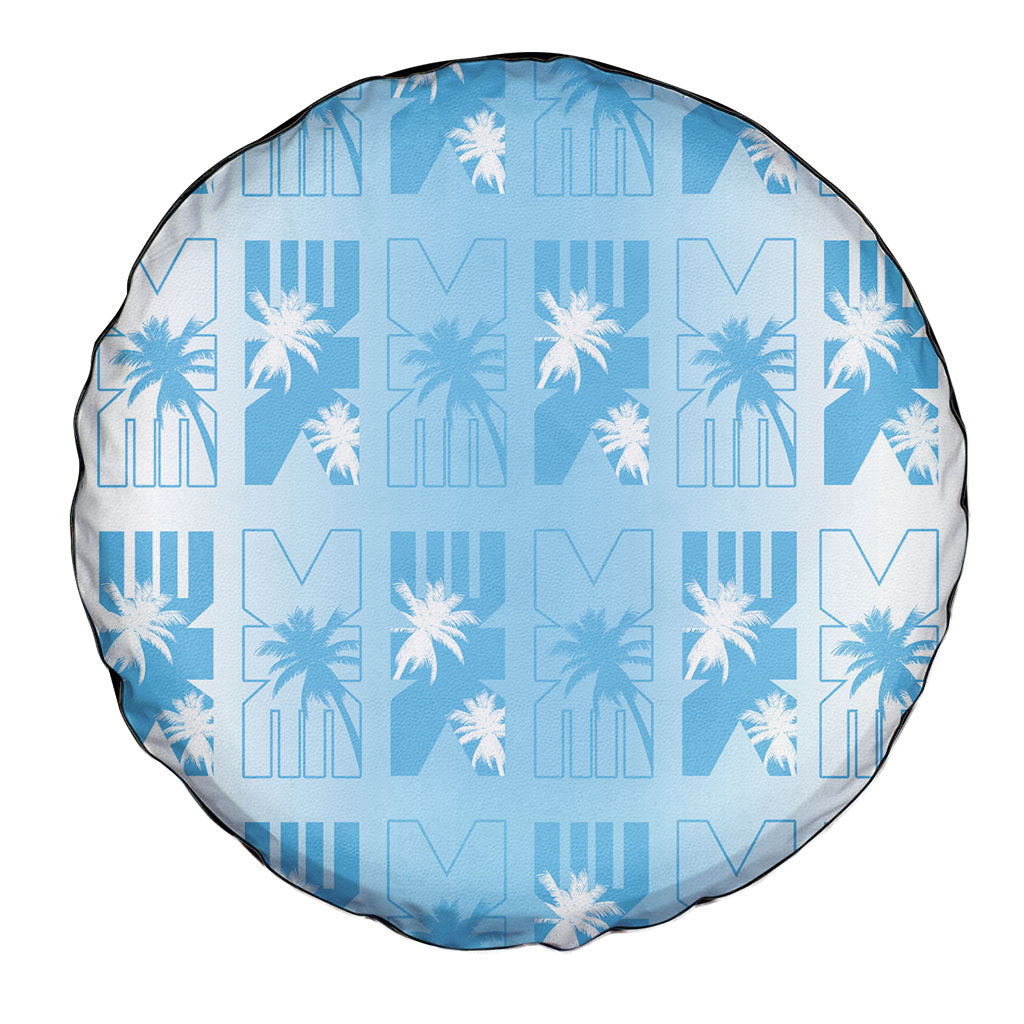 Bula Fiji Spare Tire Cover White Makare Masi Tapa Pattern LT05 - Polynesian Pride