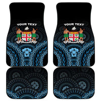 Happy Fiji Day 1970 Car Mats Flag Grunge Style LT05 - Polynesian Pride