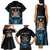 Personalised Happy Fiji Day 1970 Family Matching Tank Maxi Dress and Hawaiian Shirt Flag Grunge Style