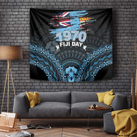 Happy Fiji Day 1970 Tapestry Flag Grunge Style