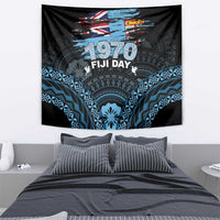 Happy Fiji Day 1970 Tapestry Flag Grunge Style