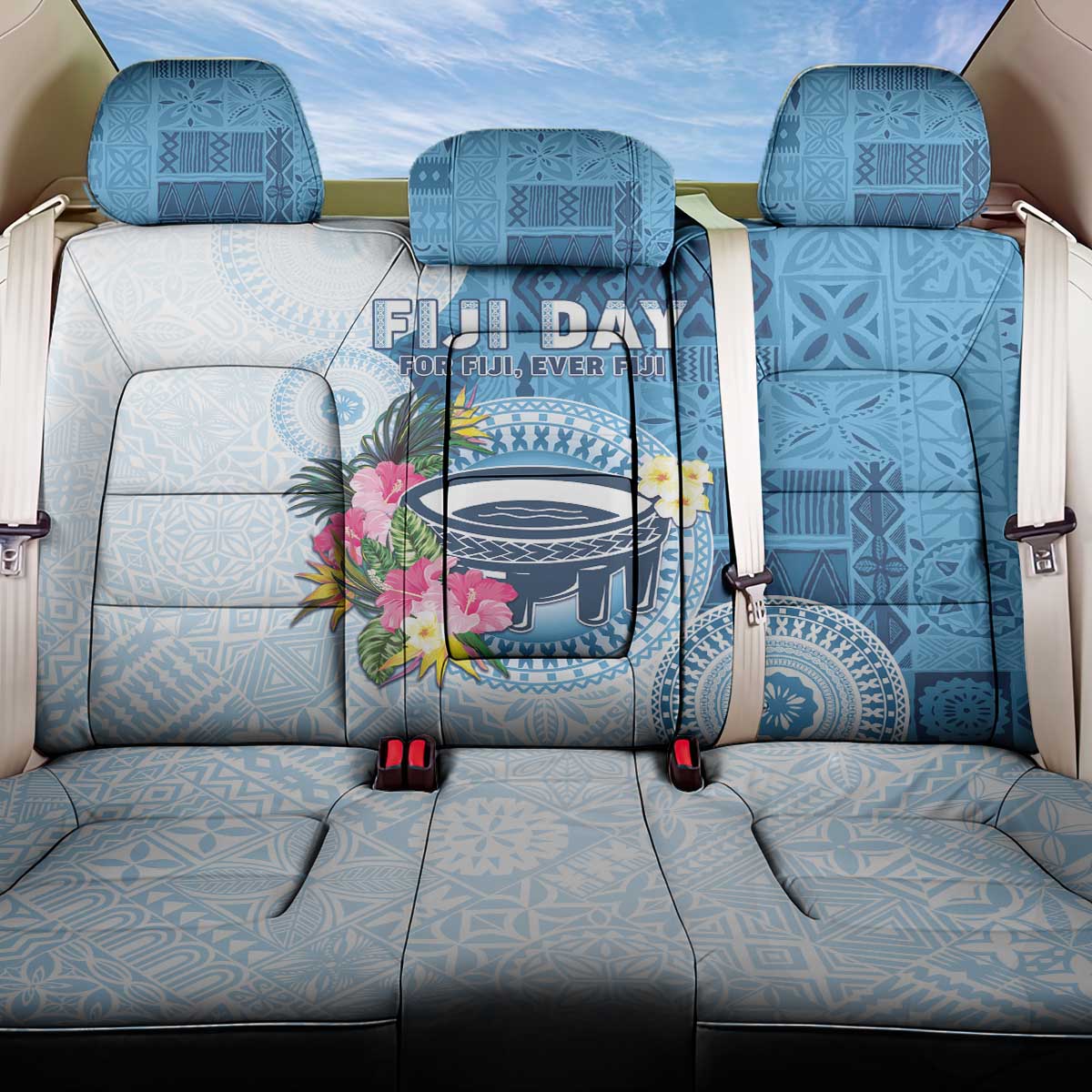 Fiji Day Back Car Seat Cover Proud To Be Fijian