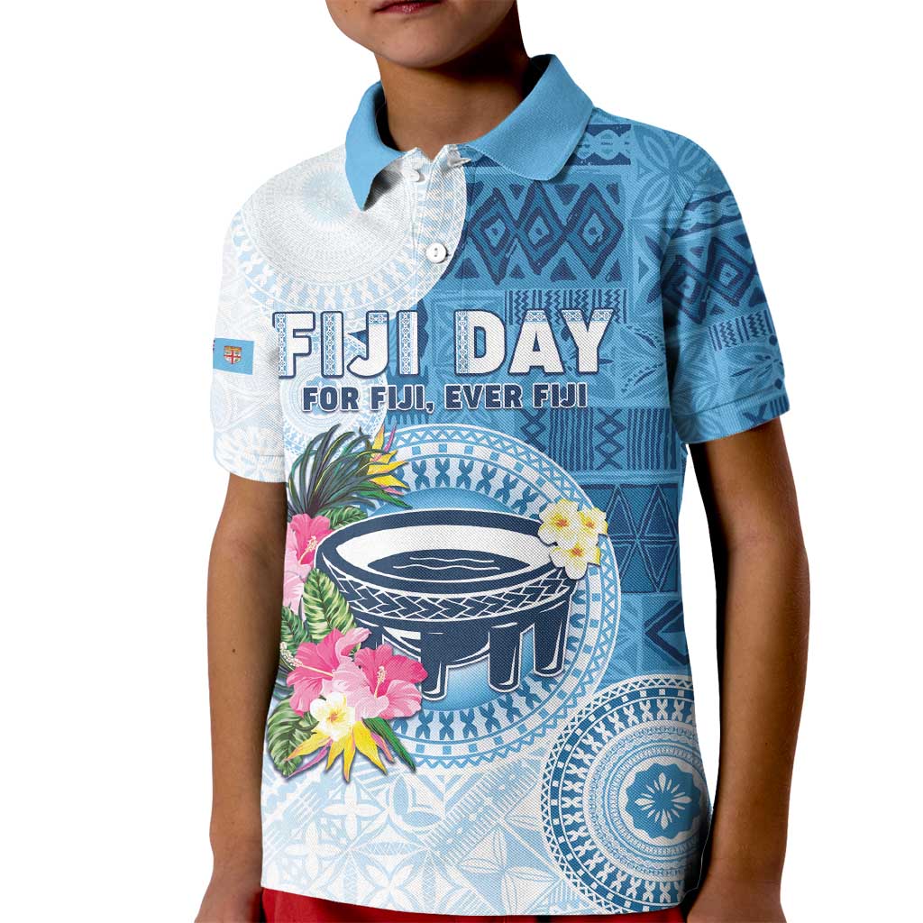 Fiji Day Kid Polo Shirt Proud To Be Fijian