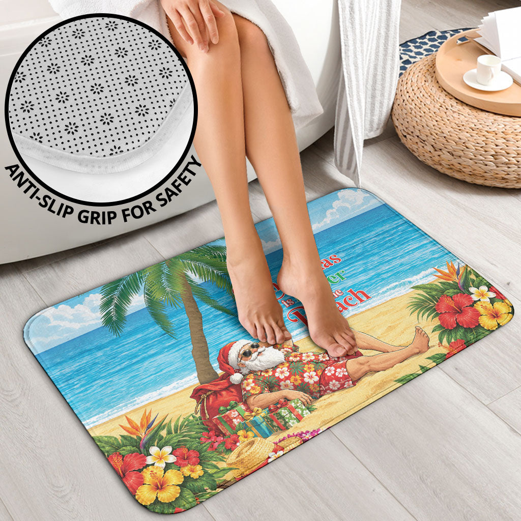 Hawaii Jolly Christmas Bathroom Set Xmas Is Better At The Beach LT05 - Polynesian Pride