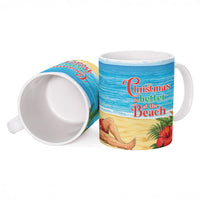 Hawaii Jolly Christmas Ceramic Mug Xmas Is Better At The Beach LT05 - Polynesian Pride