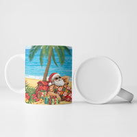 Hawaii Jolly Christmas Ceramic Mug Xmas Is Better At The Beach LT05 - Polynesian Pride