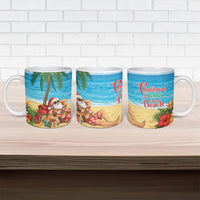 Hawaii Jolly Christmas Ceramic Mug Xmas Is Better At The Beach LT05 - Polynesian Pride