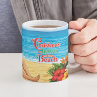 Hawaii Jolly Christmas Ceramic Mug Xmas Is Better At The Beach LT05 - Polynesian Pride