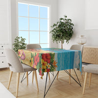 Hawaii Jolly Christmas Tablecloth Xmas Is Better At The Beach LT05 - Polynesian Pride