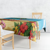 Hawaii Jolly Christmas Tablecloth Xmas Is Better At The Beach LT05 - Polynesian Pride