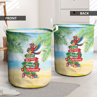Hawaii Christmas Laundry Basket Have A Very Beachy Christmas LT05 - Polynesian Pride