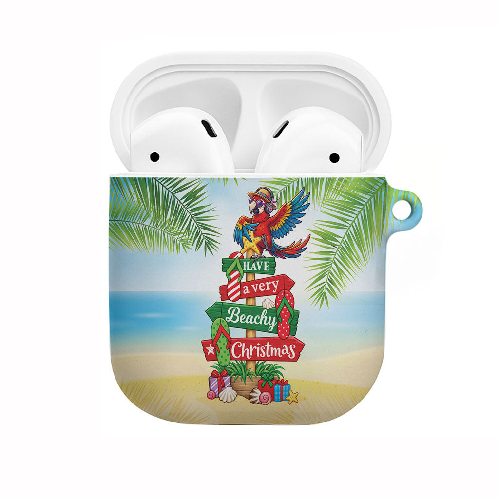 Hawaii Christmas AirPods Case Have A Very Beachy Christmas LT05 Multicolor - Polynesian Pride