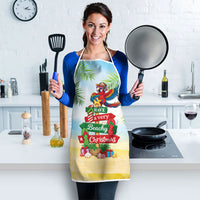 Hawaii Christmas Apron Have A Very Beachy Christmas LT05 - Polynesian Pride