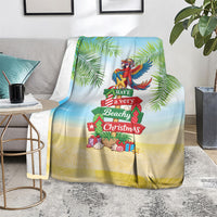 Hawaii Christmas Blanket Have A Very Beachy Christmas LT05 - Polynesian Pride