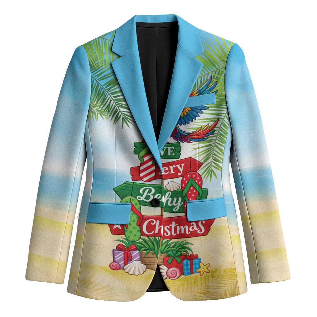 Hawaii Christmas Blazer Have A Very Beachy Christmas LT05 Unisex Multicolor - Polynesian Pride