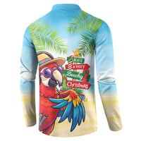 Hawaii Christmas Button Sweatshirt Have A Very Beachy Christmas LT05 - Polynesian Pride