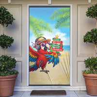 Hawaii Christmas Door Cover Have A Very Beachy Christmas LT05 Multicolor - Polynesian Pride