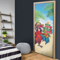 Hawaii Christmas Door Cover Have A Very Beachy Christmas LT05 - Polynesian Pride