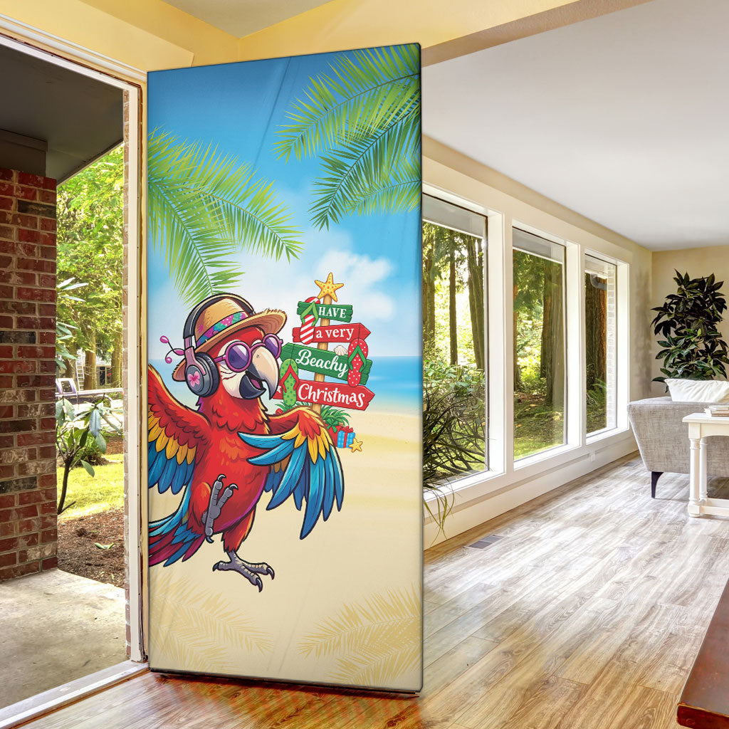 Hawaii Christmas Door Cover Have A Very Beachy Christmas LT05 - Polynesian Pride