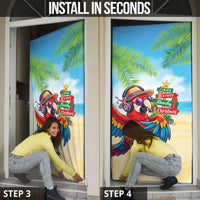 Hawaii Christmas Door Cover Have A Very Beachy Christmas LT05 - Polynesian Pride