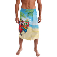 Hawaii Christmas Lavalava Have A Very Beachy Christmas LT05 Multicolor - Polynesian Pride