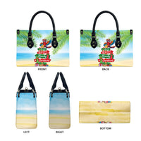 Hawaii Christmas Leather Bag Have A Very Beachy Christmas LT05 - Polynesian Pride