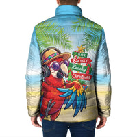 Hawaii Christmas Padded Jacket Have A Very Beachy Christmas LT05 - Polynesian Pride
