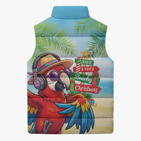 Hawaii Christmas Sleeveless Puffer Jacket Have A Very Beachy Christmas LT05 - Polynesian Pride