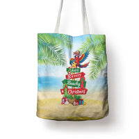 Hawaii Christmas Tote Bag Have A Very Beachy Christmas LT05 - Polynesian Pride