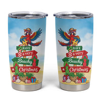 Hawaii Christmas Tumbler Cup Have A Very Beachy Christmas LT05 Multicolor - Polynesian Pride