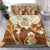 Fiji Spring Break Bedding Set Fijian Tapa Pattern Brown LT05 - Polynesian Pride