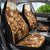 Personalized Fiji Spring Break Car Seat Cover Fijian Tapa Pattern Brown LT05 - Polynesian Pride