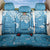 Fiji Spring Break Back Car Seat Cover Fijian Tapa Pattern Blue