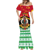 Personalized Vanuatu Christmas Mermaid Dress Santa God Yumi LT05 - Polynesian Pride