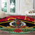 Vanuatu Christmas Round Carpet Santa God Yumi LT05 - Polynesian Pride