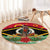 Vanuatu Christmas Round Carpet Santa God Yumi LT05 - Polynesian Pride