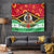 Vanuatu Christmas Tapestry Santa God Yumi LT05 Red - Polynesian Pride