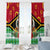 Vanuatu Christmas Window Curtain Santa God Yumi LT05 - Polynesian Pride