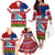 Personalized Samoa Christmas Family Matching Off Shoulder Long Sleeve Dress and Hawaiian Shirt Santas Whale Manuia Le Kerisimasi LT05 - Polynesian Pride