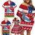 Personalized Samoa Christmas Family Matching Off Shoulder Short Dress and Hawaiian Shirt Santas Whale Manuia Le Kerisimasi LT05 - Polynesian Pride